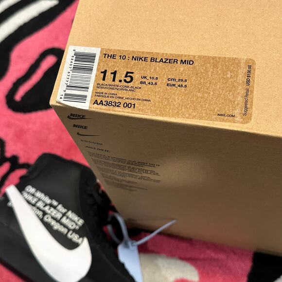 Nike Blazer Mid Off-White Grim Reaper – Size 11.5 – Brand New - Picture 8 of 8